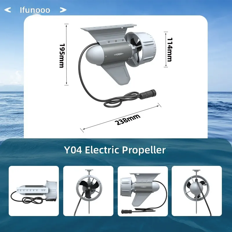 24V 330W Electric Underwater T - огляд і ціна Fishing Boat Outboard Motor