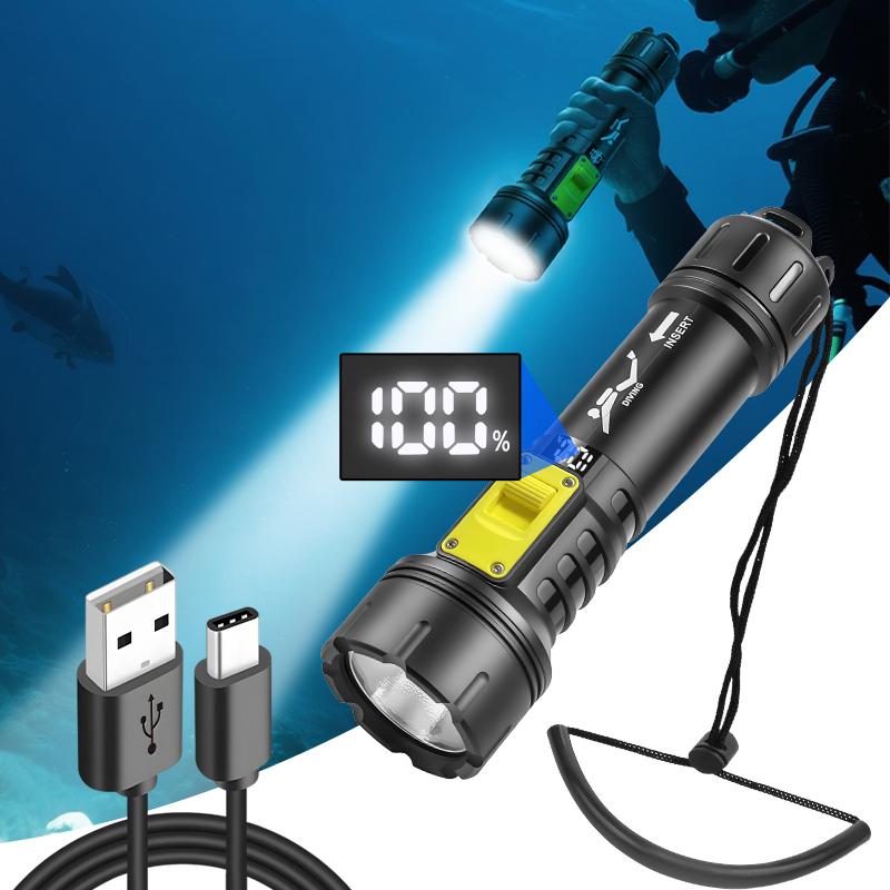 New XHP70 Diving Flashlight IP - огляд і ціна Fishing Boat Cover