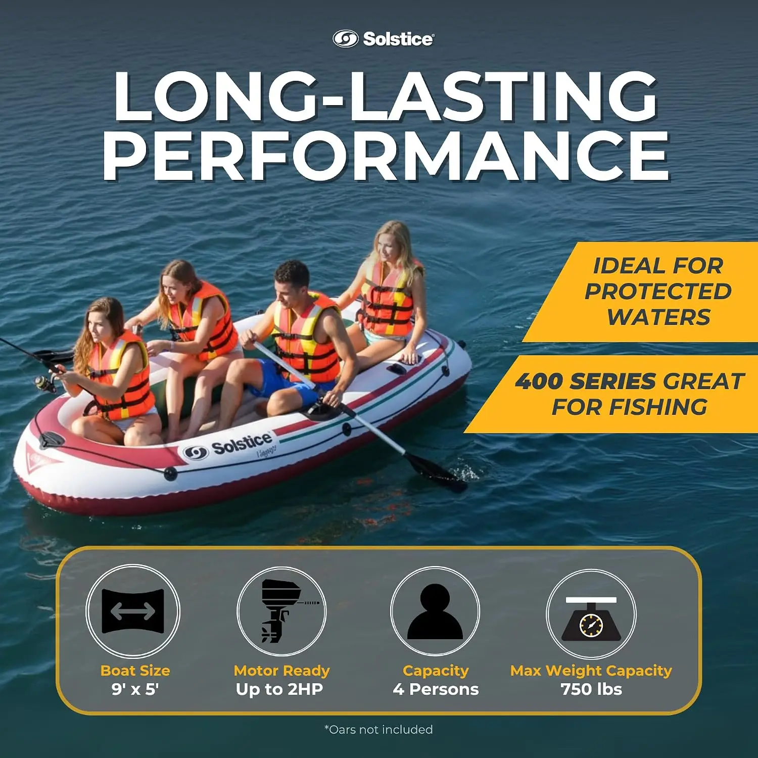BestsellerSolstice Voyager 4-P - огляд і ціна Fishing Boat Oar