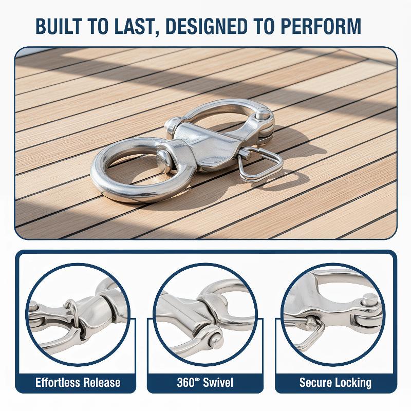 Marine Swivel Snap Shackle 316 - огляд і ціна Fishing Boat Oar