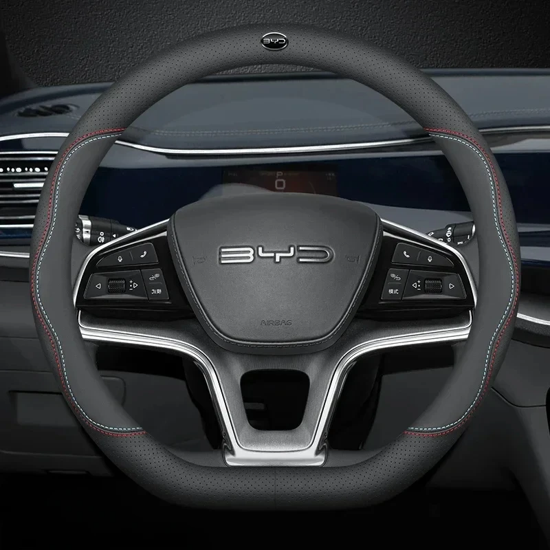 38cm D-shape Leather Car Steer - огляд і ціна Fishing Boat Steering Wheel