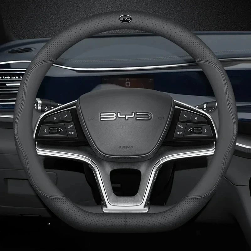 38cm D-shape Leather Car Steer - огляд і ціна Fishing Boat Steering Wheel