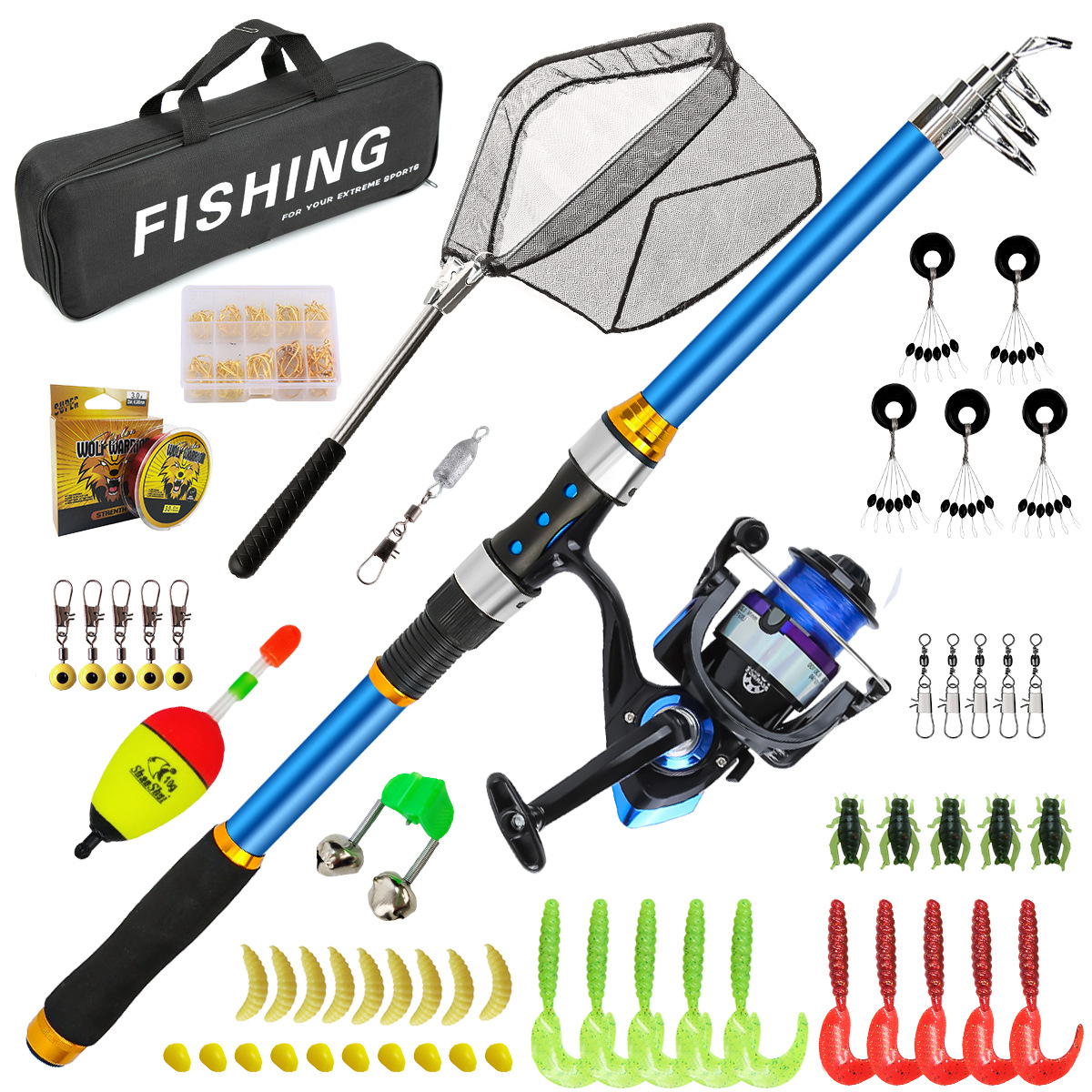 2.1-3.6M Telescopic Glass Fibe - огляд і ціна Fishing Boat Fiberglass