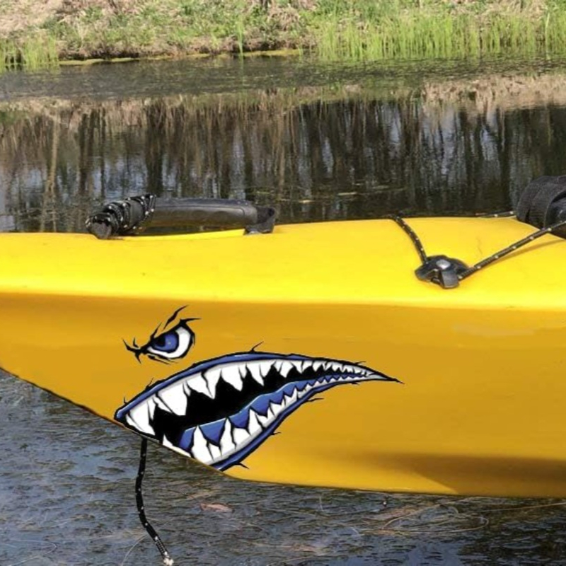 2PCS Shark Teeth Mouth Boat St - огляд і ціна Fishing Boat Oar