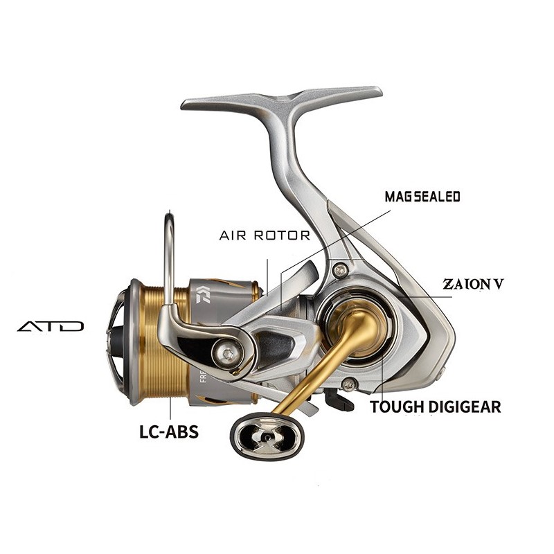 DAIWA 21 FREAMS LT Spinning Fi - огляд і ціна Daiwa Reel Fuego
