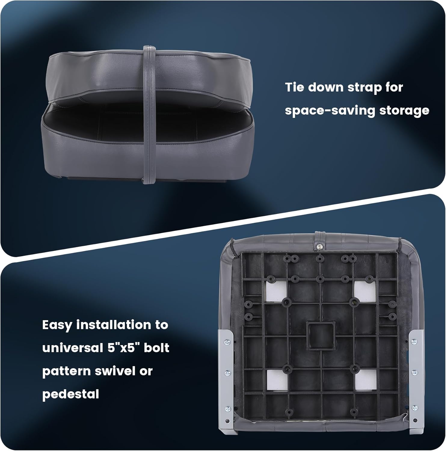 2 Pack Folding Boat Seats, Hig - огляд і ціна Fishing Boat Seat