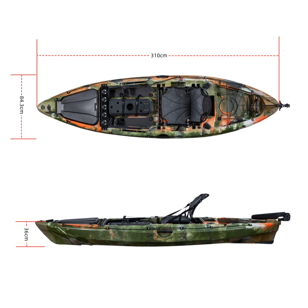 LSF First-class Single Fishing - огляд і ціна Fishing Boat Seat