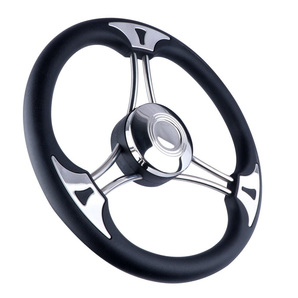 ANDYMARINE 13.5 Inch Stainless - огляд і ціна Fishing Boat Steering Wheel